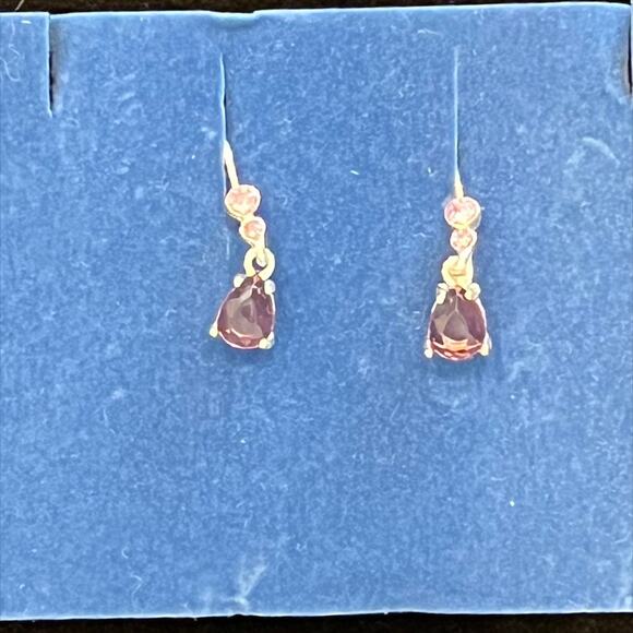 Avon Birthstone Earring and Necklace Gift Set June in Silver and Moonstone - Picture 5 of 9